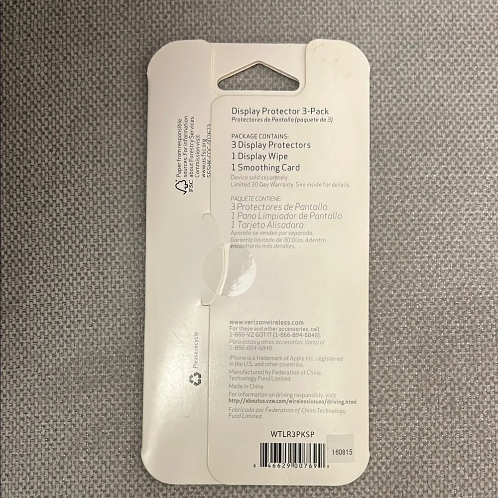 Verizon Screen Protector 3-Pack Kit for iPhone 6/6s